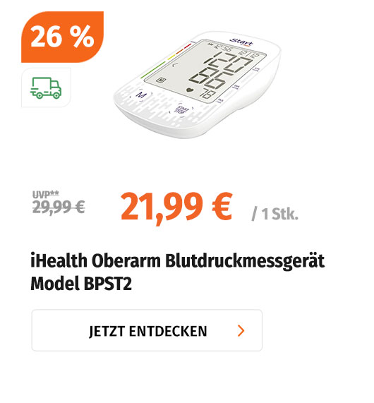 IHEALTH OBERARM BLUT-DRUCKMESSGERAET BPST2