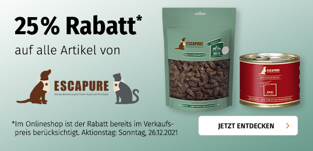 25% auf Escapure
